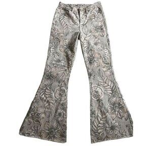 DG2 by Diane Gilman Classic Stretch Printed Flare Jean size 8